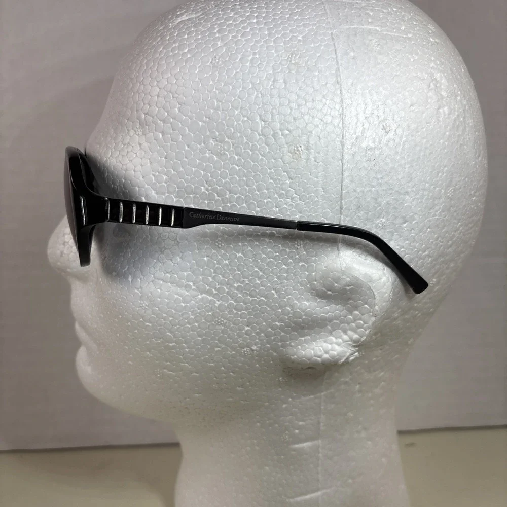 CATHERINE‎ DENEUVE Sunglass Frames ONLY CD600 BLK-35 Black 58-14-130 Metal